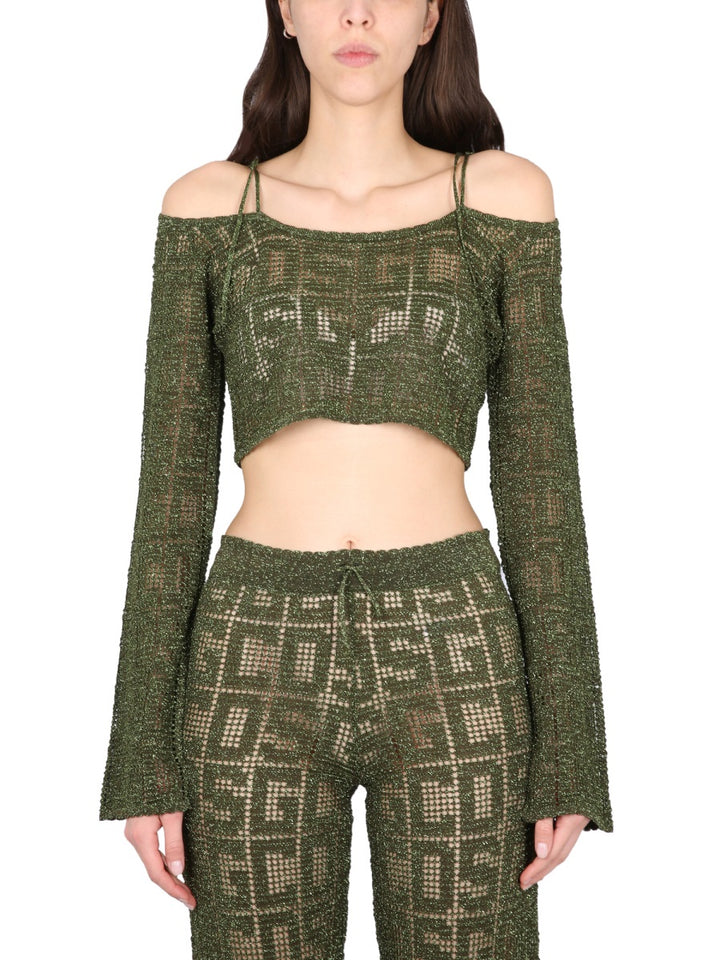 GCDS Tops - Green | Wanan Luxury