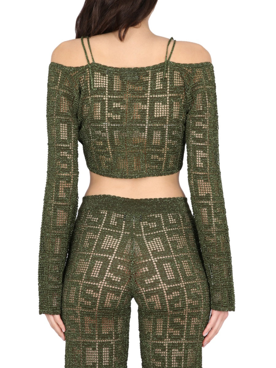 GCDS Tops - Green | Wanan Luxury