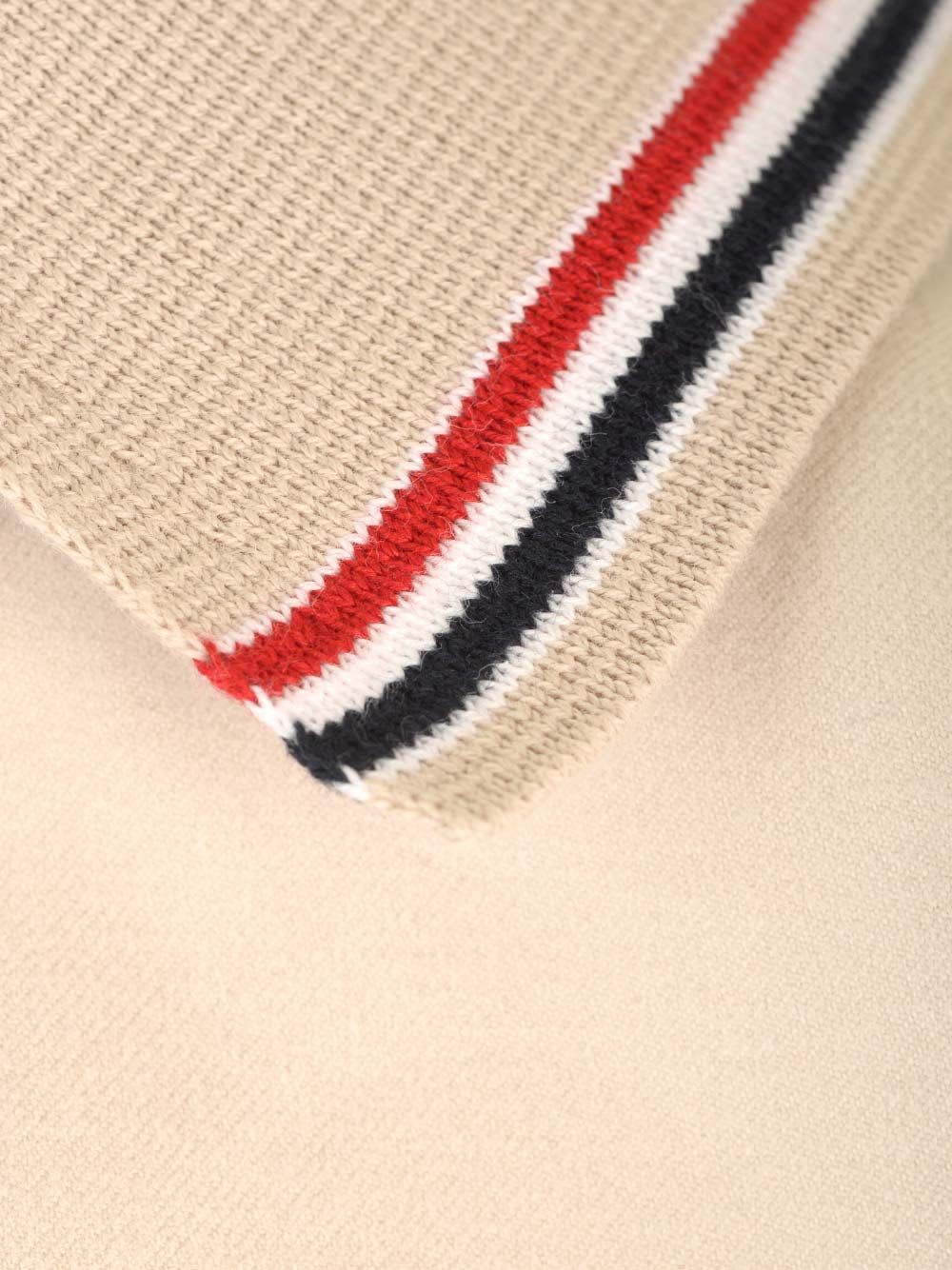 Stripe Cotton Flannel Oversized Shirt Shirts White