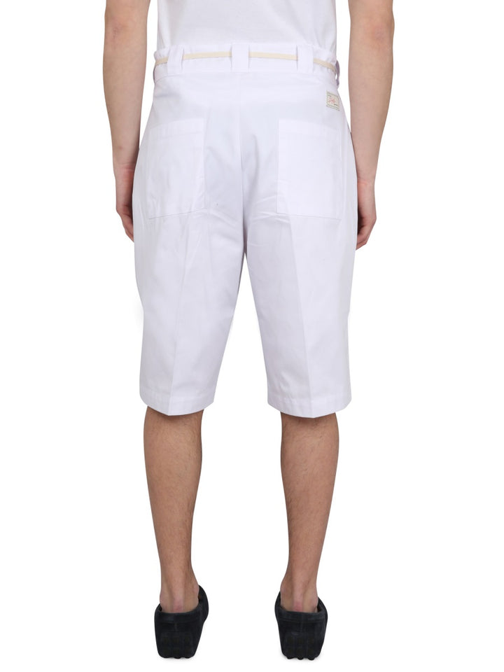 Drôle De Monsieur Shorts - White | Wanan Luxury