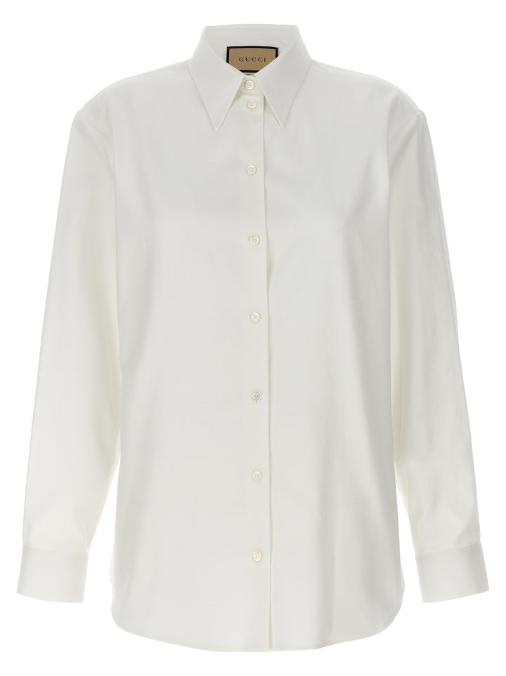 Gucci Oxford Shirt Shirt and Blouse - White | 9c8c9d573c949574f4f1d6f508273ff648d9b0c6