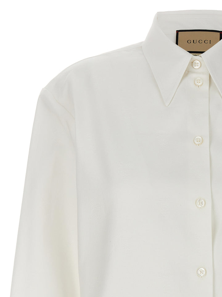Gucci Oxford Shirt Shirt and Blouse - White | ac79ad1ed3d5dc56e8c09ea342c122c5cf1e99f6
