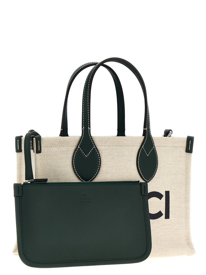 Gucci Mini Logo Shopping Bag Tote Bag - Multicolor | 37428ffec716ee0f3fc601fbec0ad9a0d3304dae