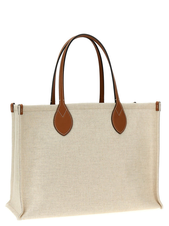 Gucci Logo Shopping Bag Tote Bag - Beige | 755e476e1b44050a48aecf1a9b817ea6239286e3