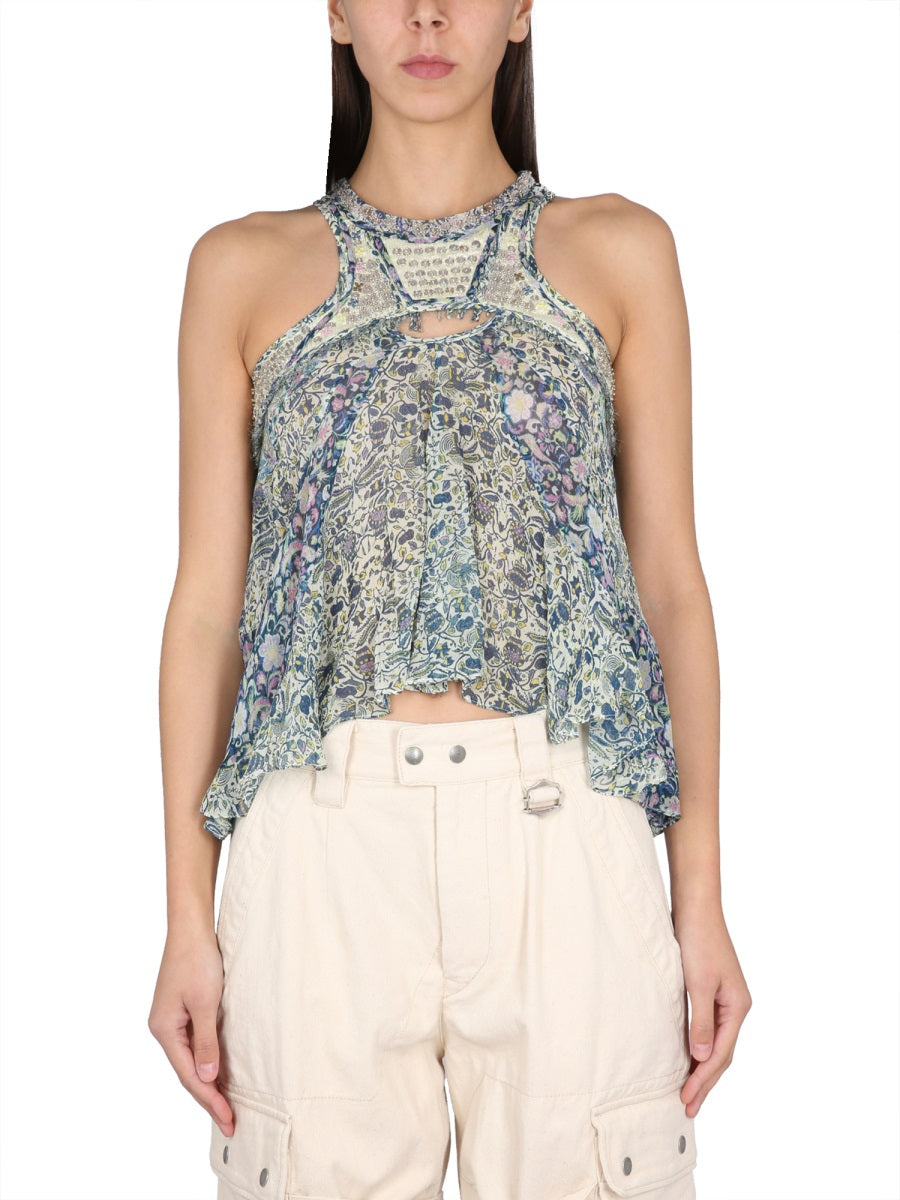Isabel Marant Tops - Blue | Wanan Luxury