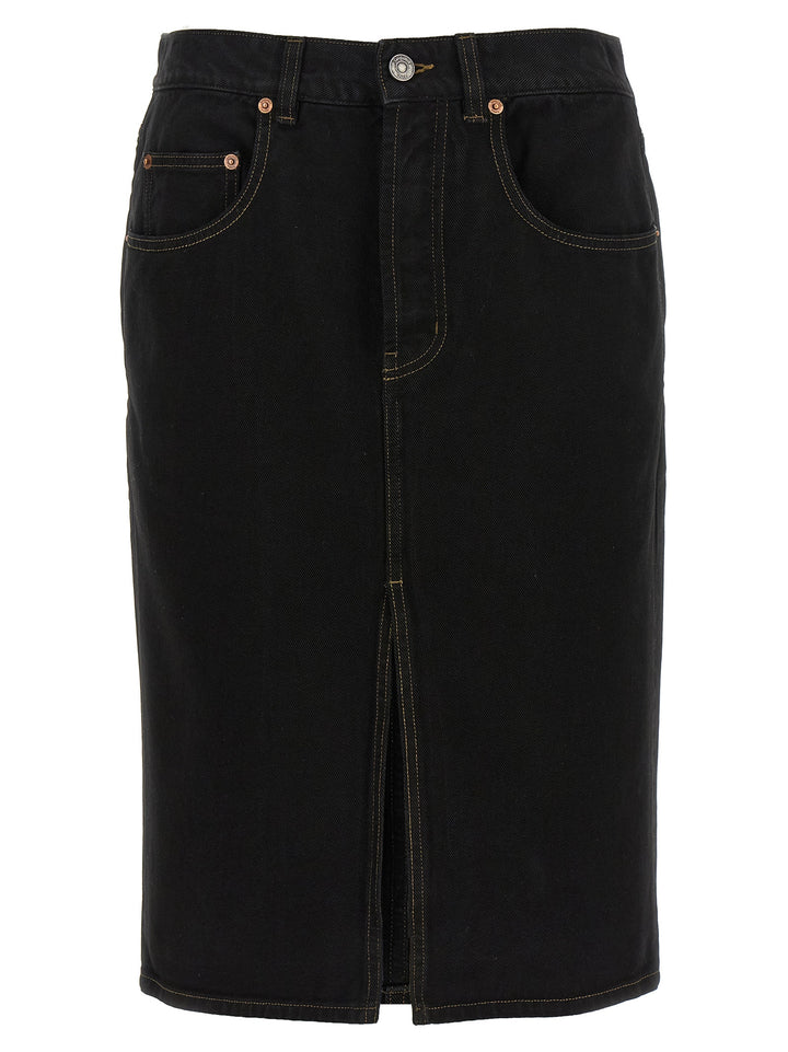 Saint Laurent Pencil Skirt Skirts - Black | cf8b688543ab561ad87950e44a254528ac294e4f