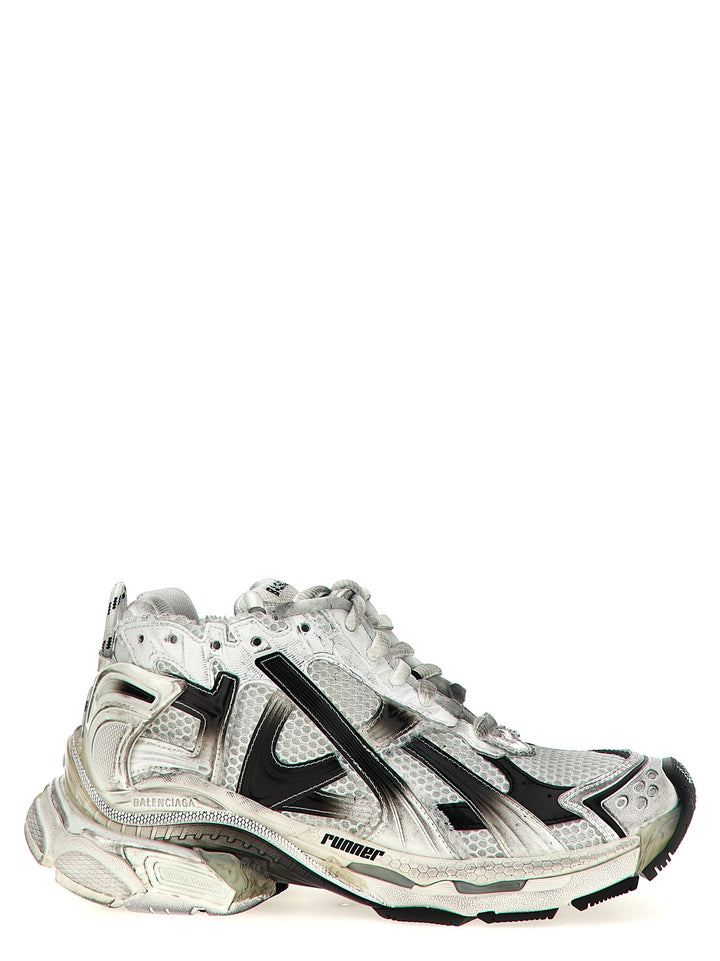 Runner Sneakers White/Black