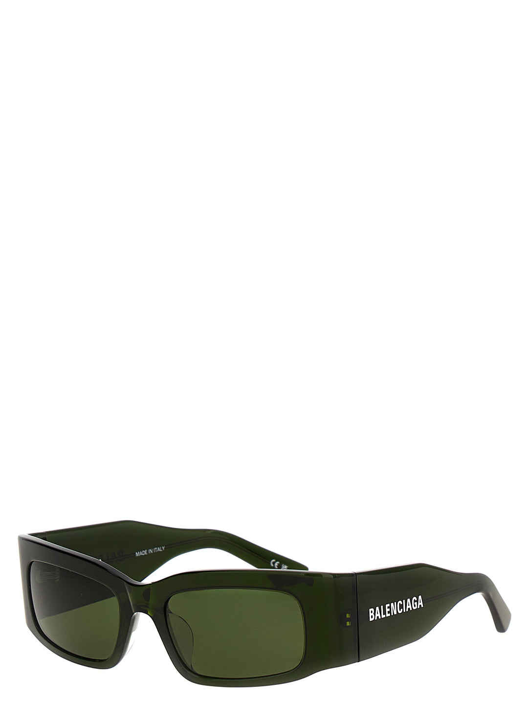 Paper Rectangle Sunglasses Green