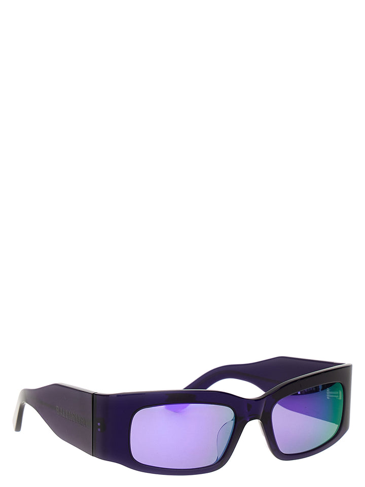 Paper Rectangle Sunglasses Purple