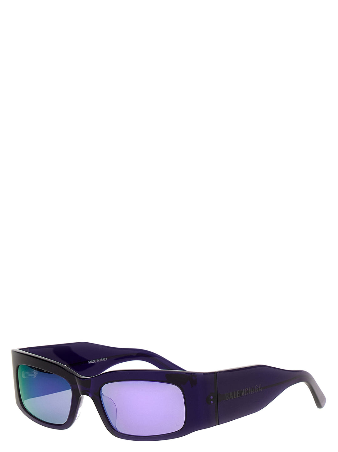 Paper Rectangle Sunglasses Purple