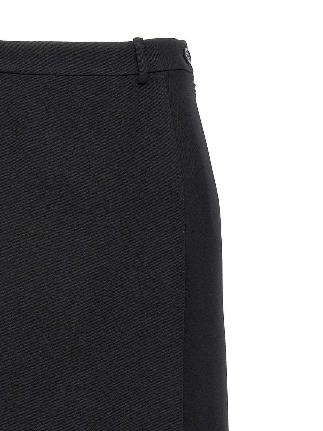 Balenciaga Long Wool Skirt Skirts - Black | 4acefe707b87eef17a2e3654c55fb145b99072ab