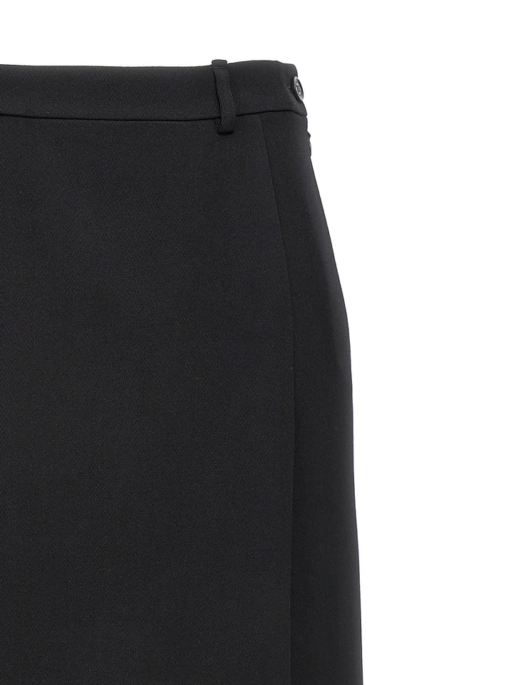 Balenciaga Long Wool Skirt Skirts - Black | 4acefe707b87eef17a2e3654c55fb145b99072ab