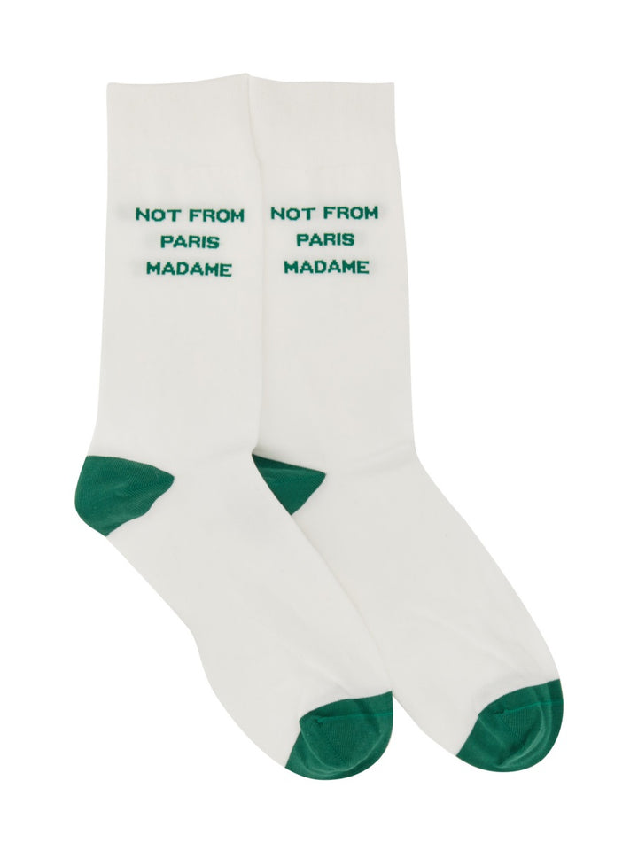 Drôle De Monsieur Socks - Green | Wanan Luxury