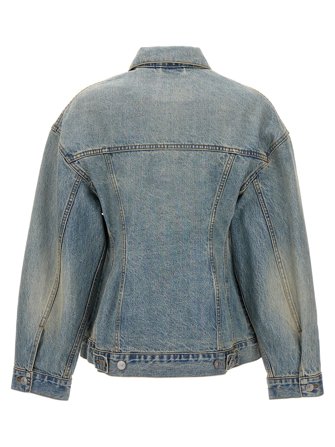 Balenciaga Hourglass Puffer Jackets - Light Blue | 4ed616802270154f2fe6dae30dacc3a816175f97