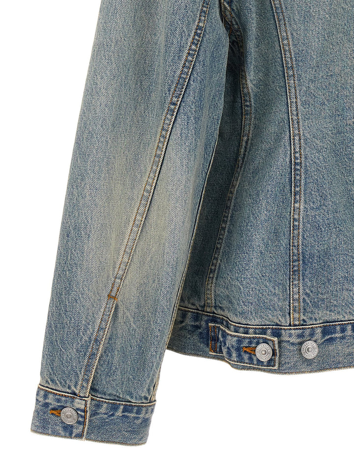 Balenciaga Hourglass Puffer Jackets - Light Blue | 1f620a22bd187a398c404976ceee4245f05bfc20