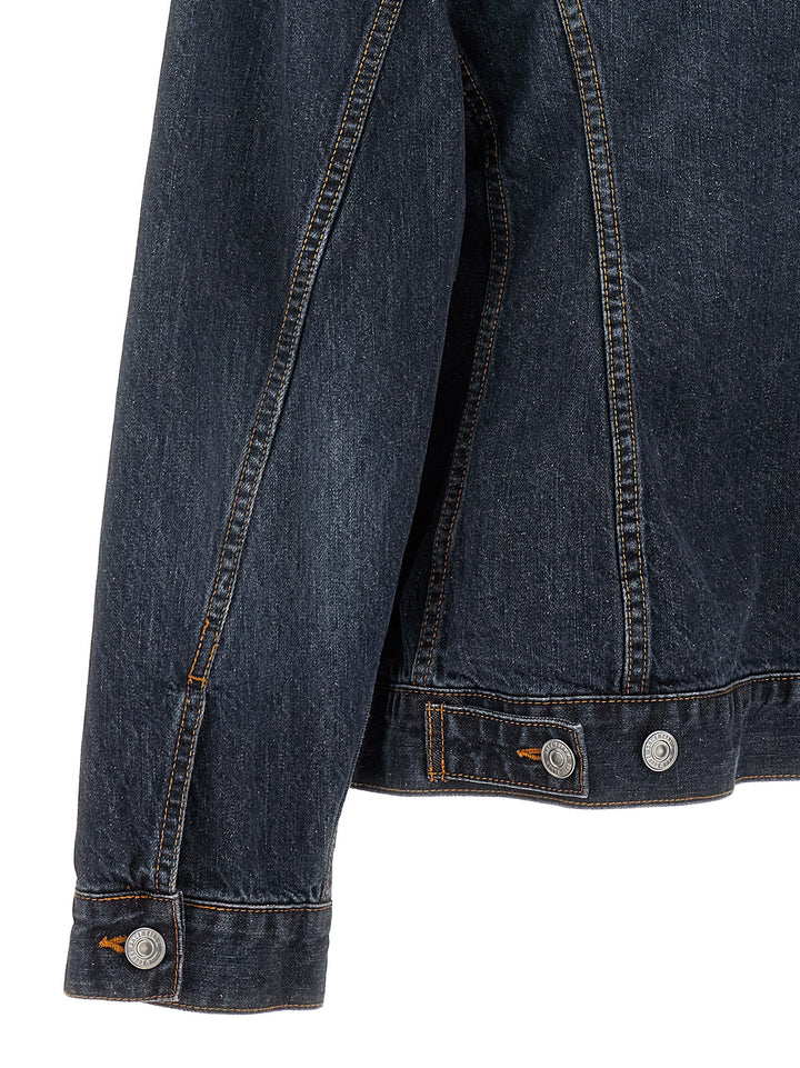 Balenciaga Hourglass Puffer Jackets - Blue | 2fe50cf94c4c11c99af1042c80f43ead7a60ee96