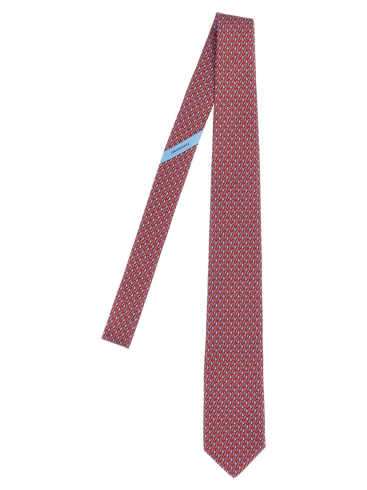 Printed Tie Ties, Papillon Red