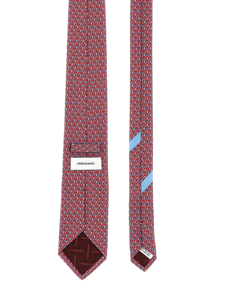 Printed Tie Ties, Papillon Red