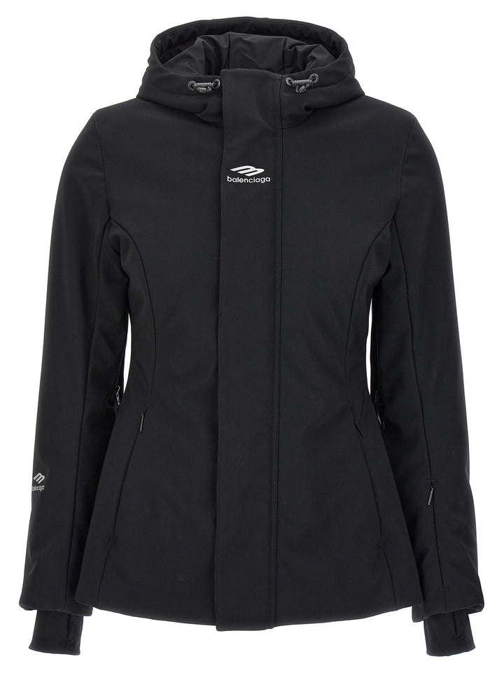 Balenciaga Ski Hourglass 3b Sports Icon Casual Jackets and Parka - Black | 975e308b93050755470c3dbf07705dc16077b0c9