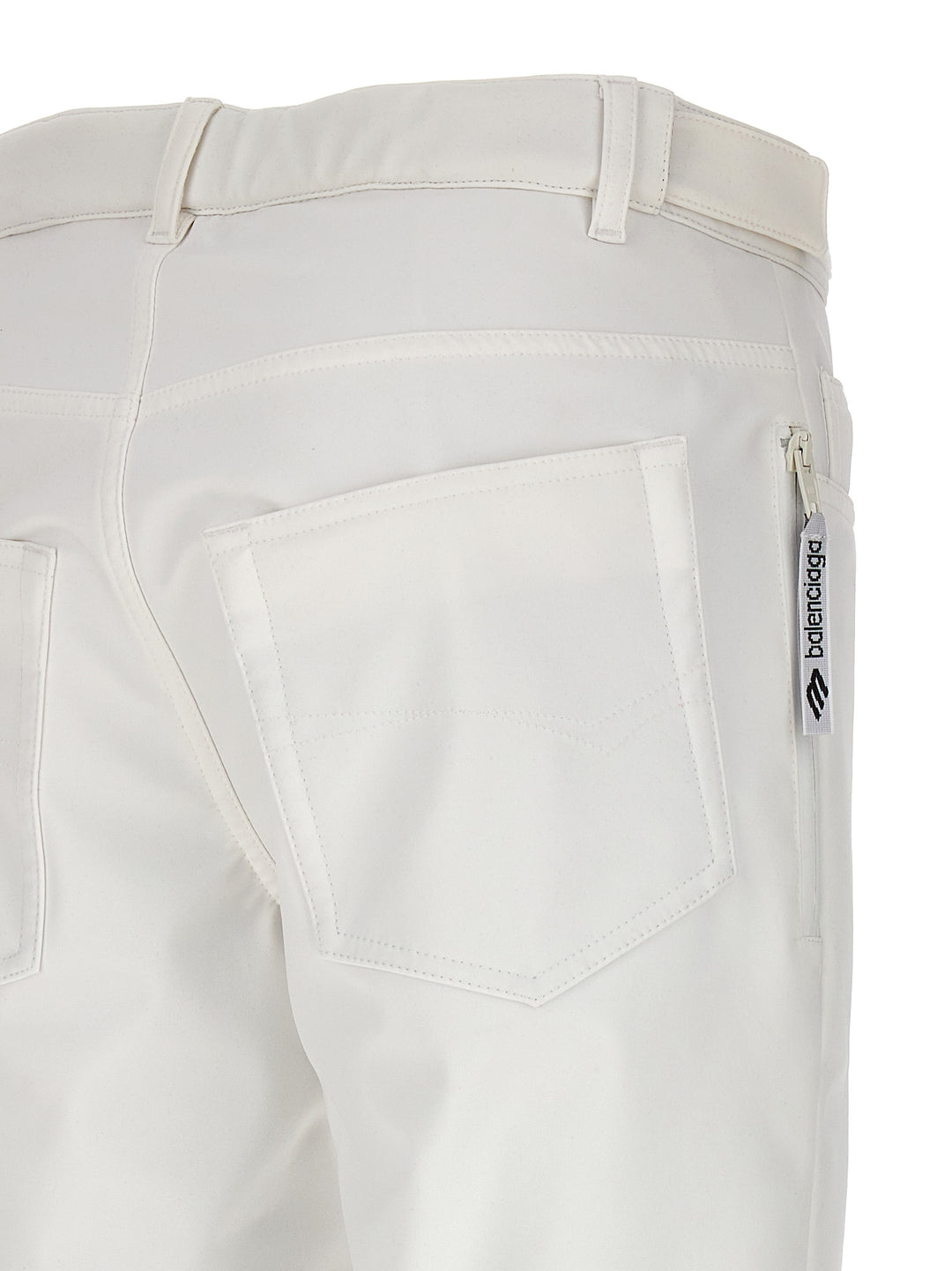 Balenciaga 5-Pocket Ski 3b Sports Icon Pants - White | eff5ef509588f77127e9fa5f5032cd6d07009a2b