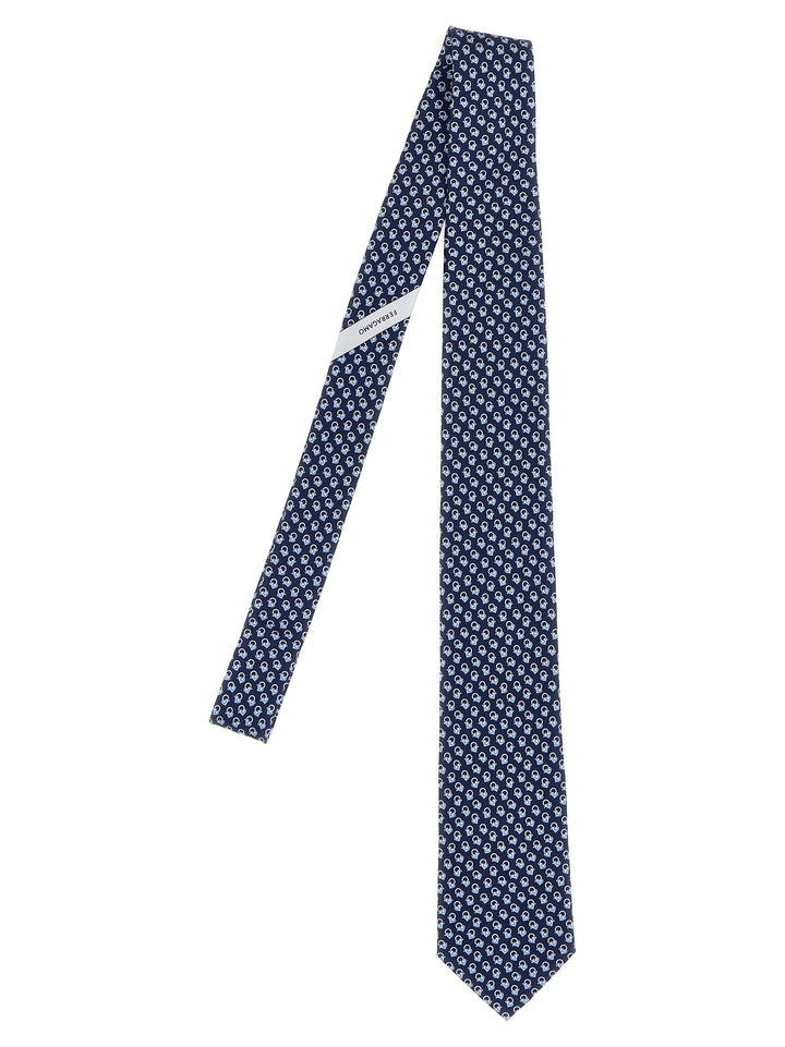 Printed Tie Ties, Papillon Blue