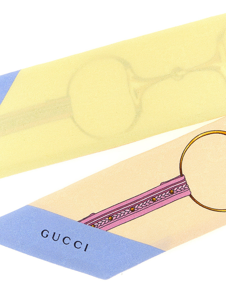 Gucci Double-Face Silk Ribbon Scarves and Foulards - Multicolor | 844dfcdee0019e87bf965ee1df48a0edebd1006a