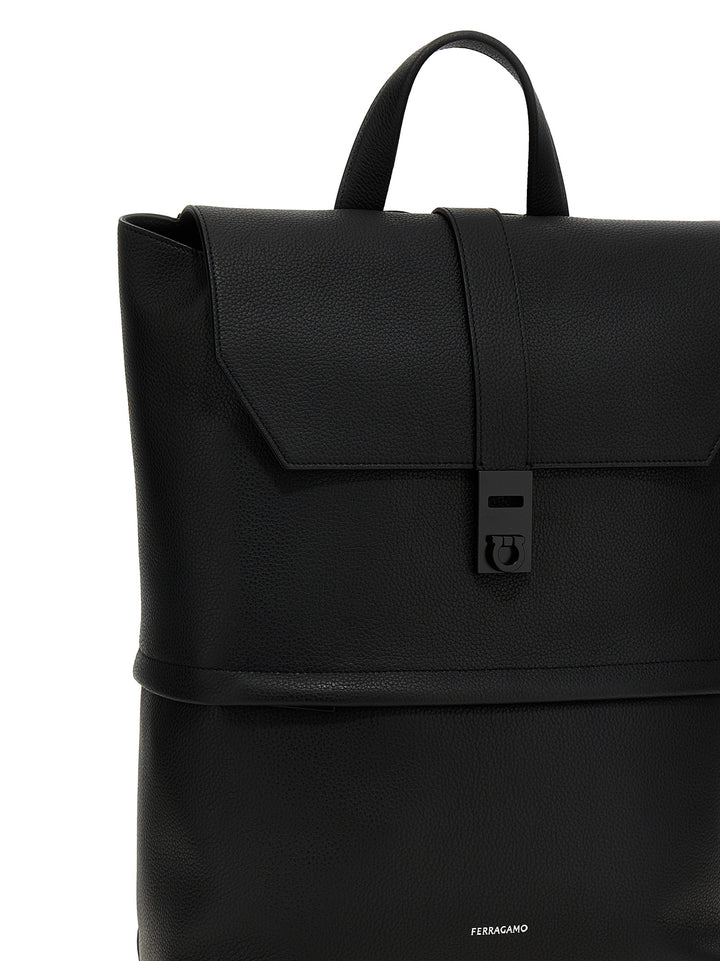 Leather Backpack Backpacks Black