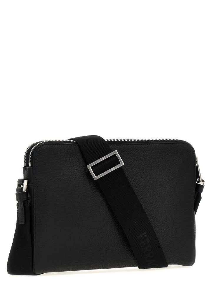 Logo Shoulder Strap Crossbody Bags Black