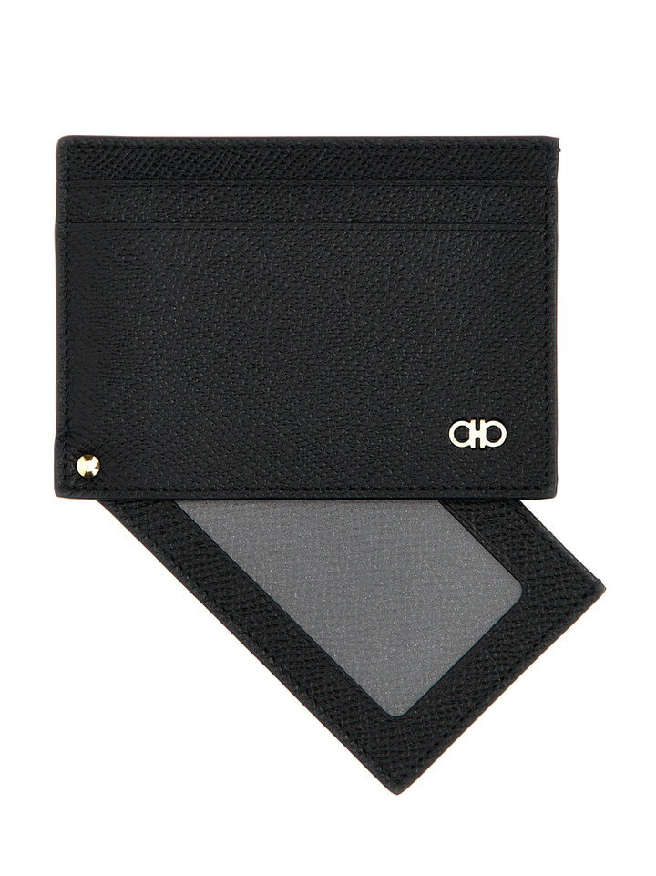 Micro Gancio Wallets, Card Holders Black