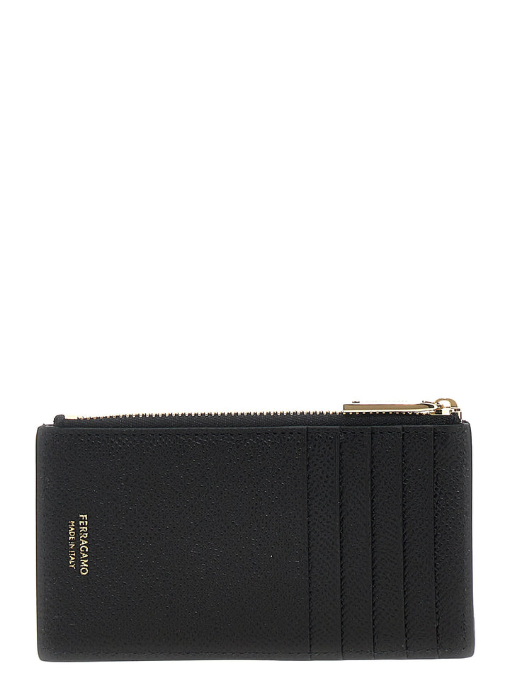 Gancini Wallets, Card Holders Black