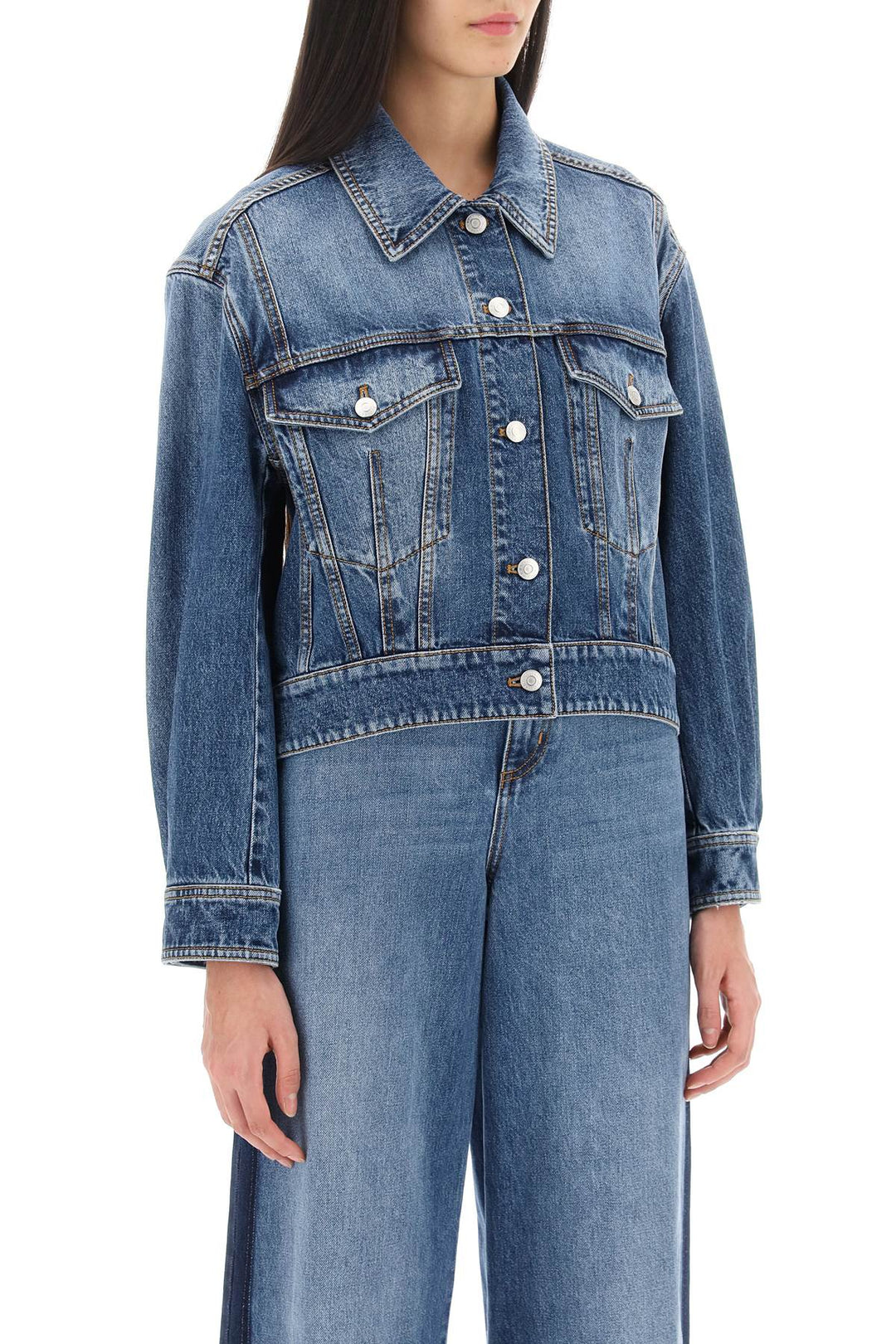 Denim Cocoon Jacket