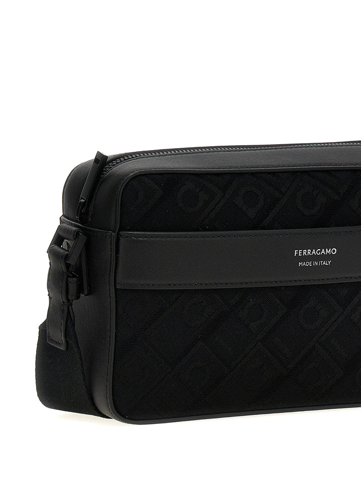 Gancini Crossbody Bags Black