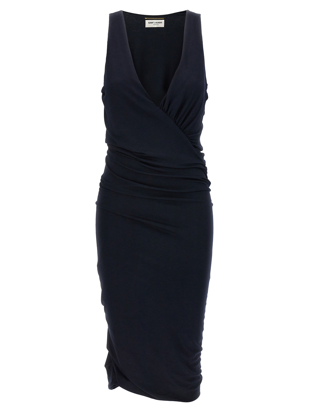 Saint Laurent Jersey Dress Dresses Blue | Wanan Luxury Saint Laurent Jersey Dress Dresses Blue | Wanan Luxury