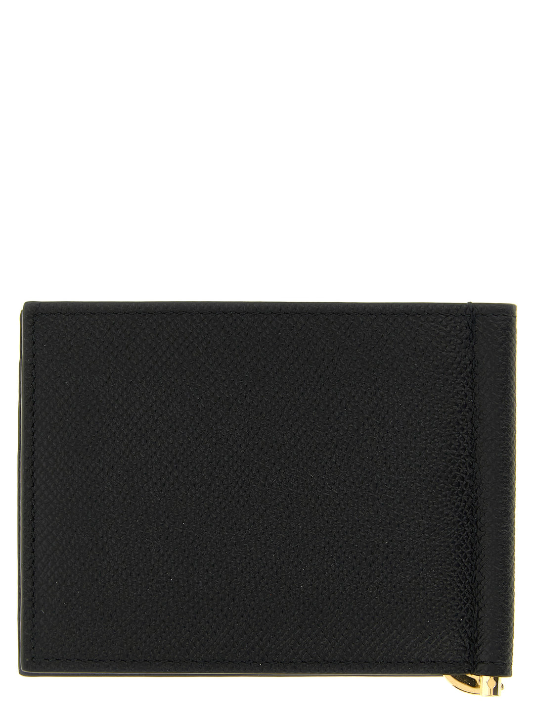 Ferragamo Gancini Wallet With Clip Wallets and Card Holders - Black | 88ee8550b25d0e4b4e5a7eba7b74968d46e4cf76