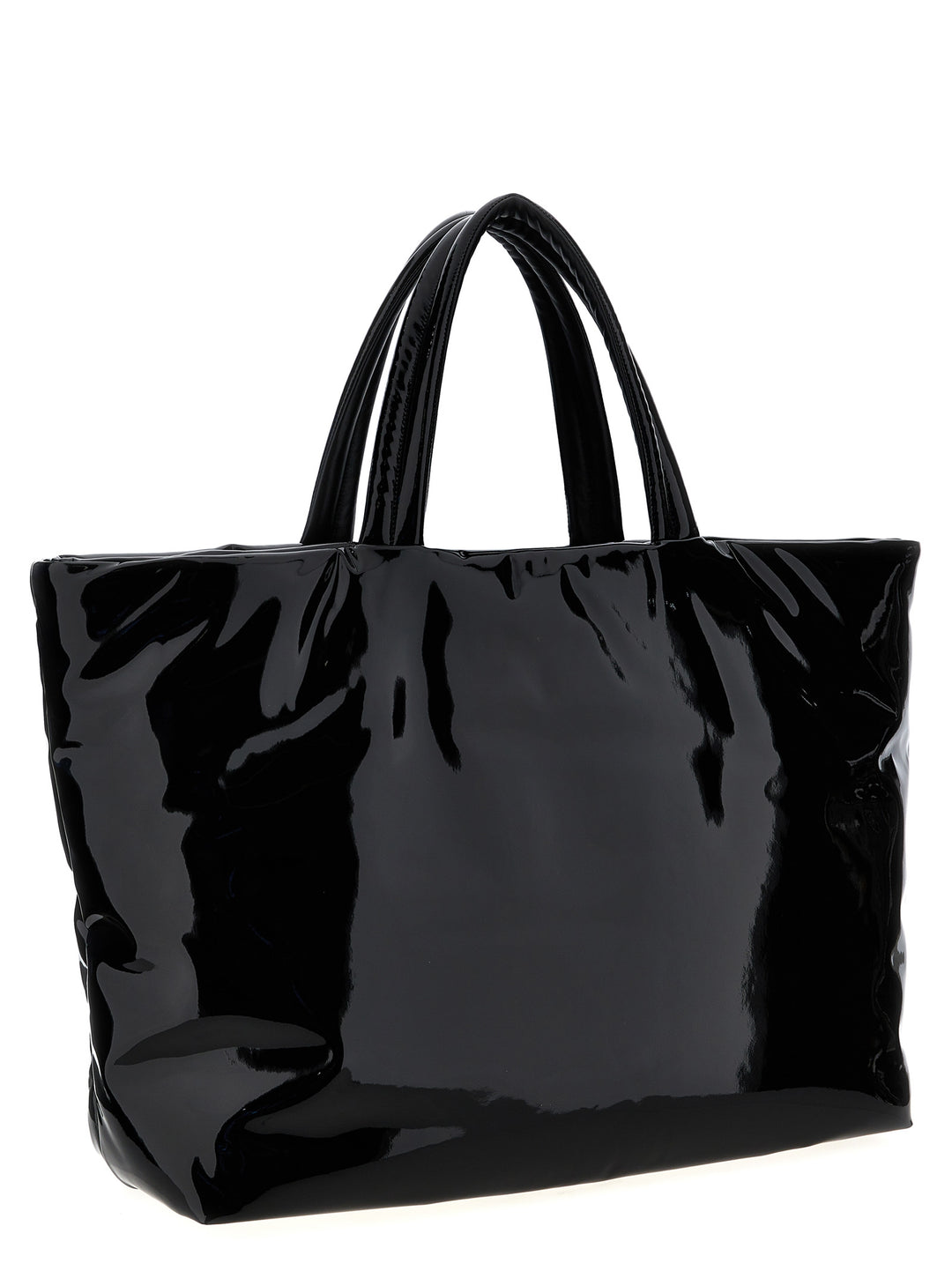 Maxi Patent Bag Hand Bags Black