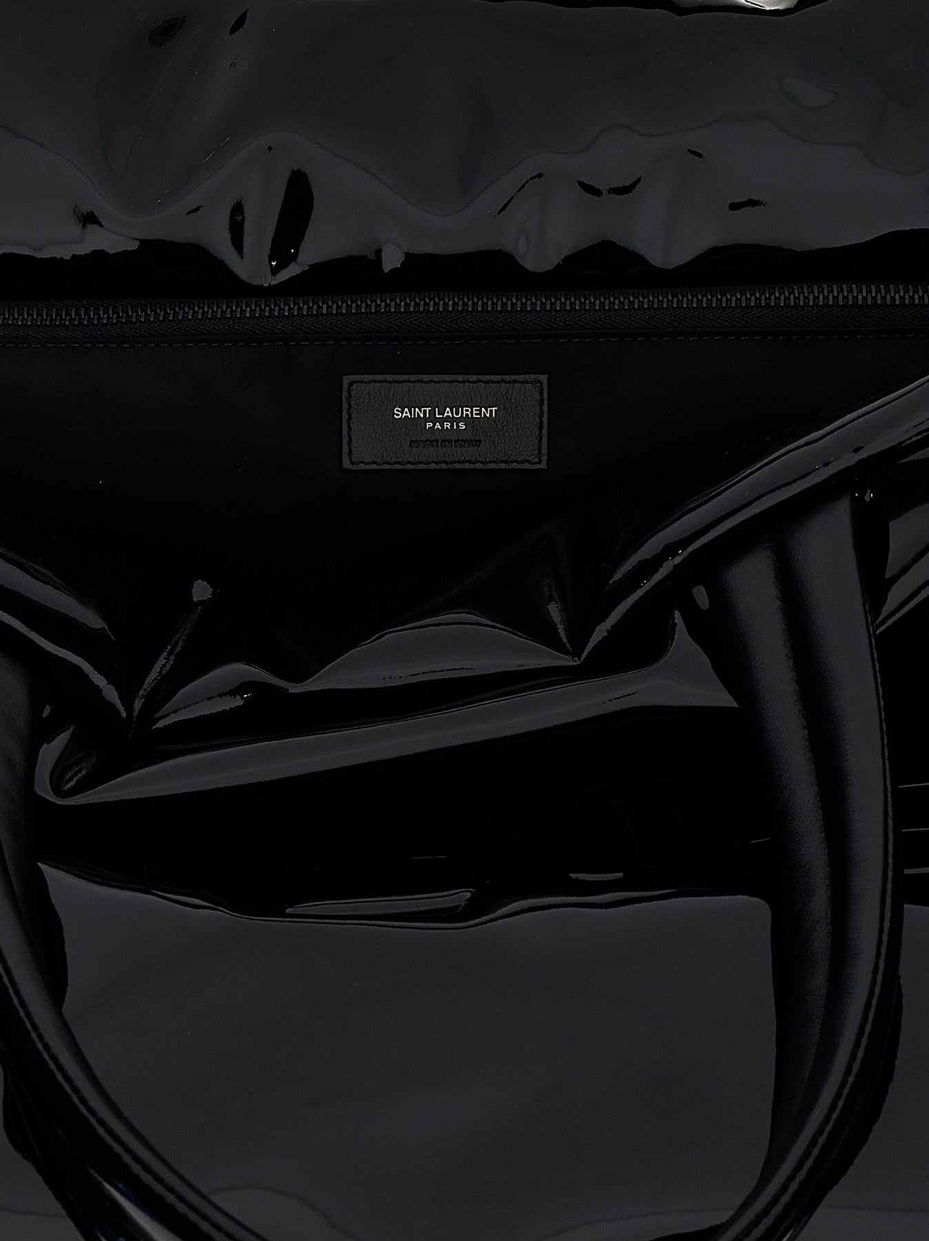 Saint Laurent Maxi Patent Bag Hand Bags Black - Wanan Luxury