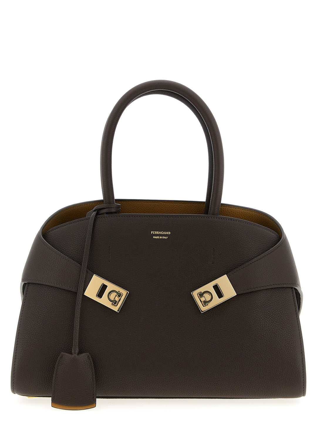 Ferragamo Hug (M) Hand Bags - Brown | 1e150cb9eeeff8ceda4bbf57987fff92a8595249