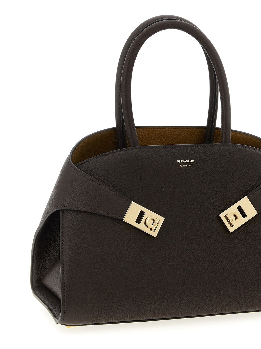 Ferragamo Hug (M) Hand Bags - Brown | 5a457443cefdbc7f8b6b40067df4217dac09822d