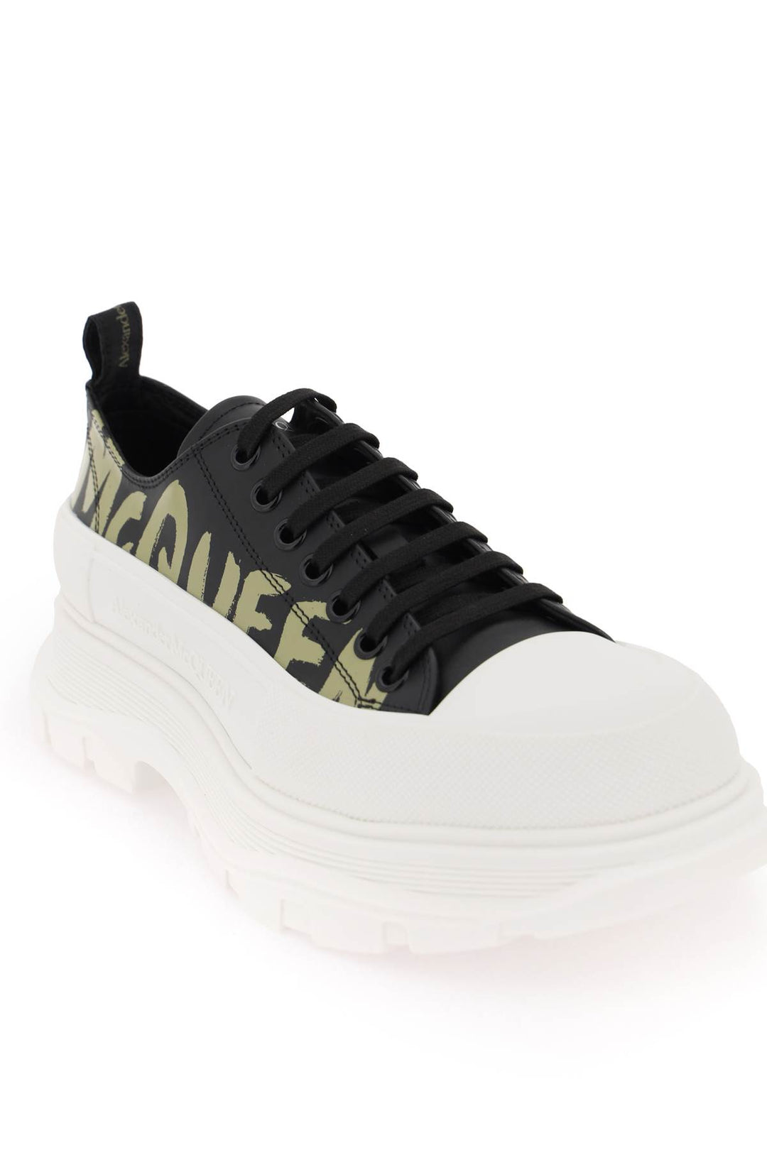 Tread Slick Sneakers With Graffiti Logo