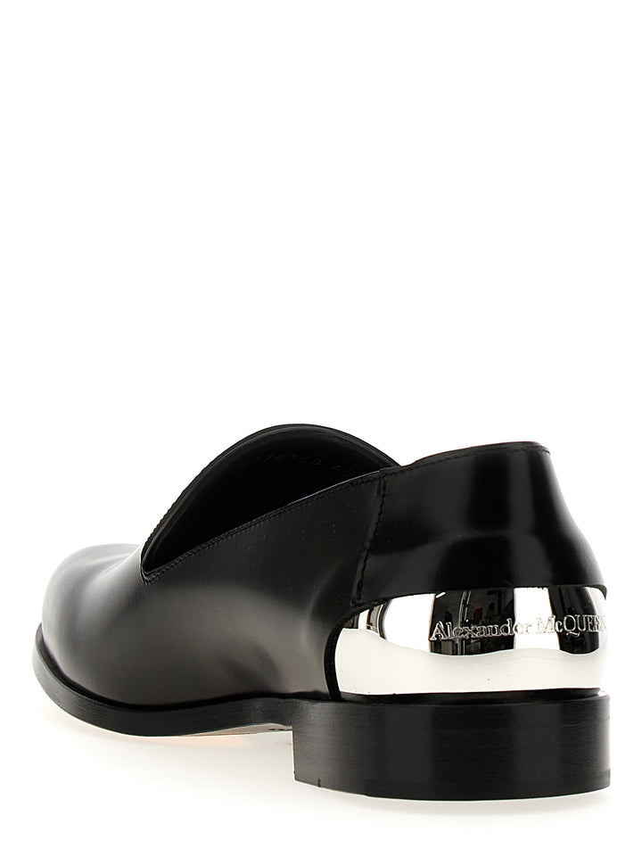 Mcqueen Leather Loafers - Black | ba9a8859a5ca388c40ce42dbefbf6d84b257abc9