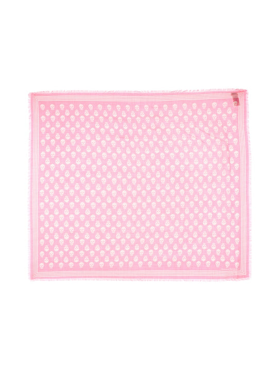 Biker Skull Print Scarf