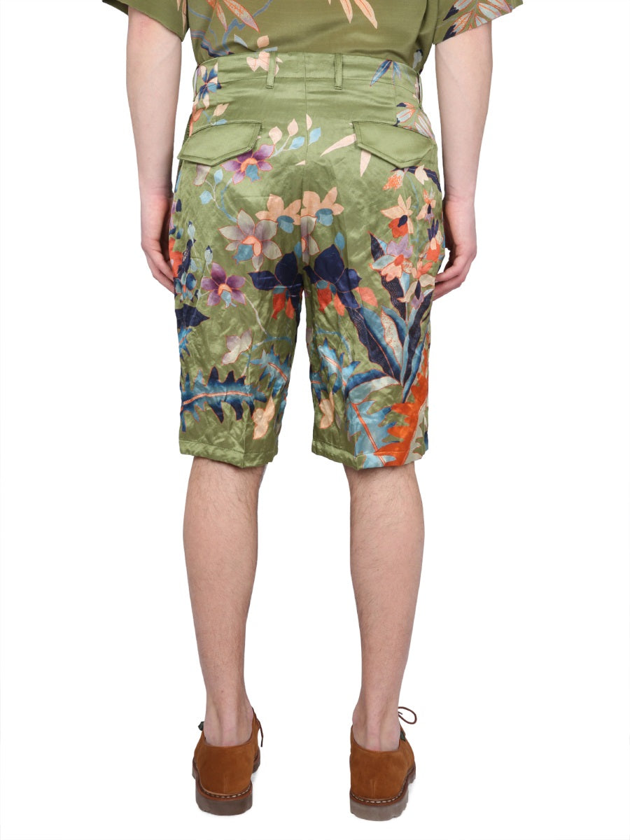Etro Shorts - Green | Wanan Luxury