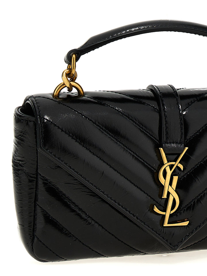 Saint Laurent College Mini Crossbody Bags - Black | 556e9117636683973adba60f364a5f91c04cfdb1