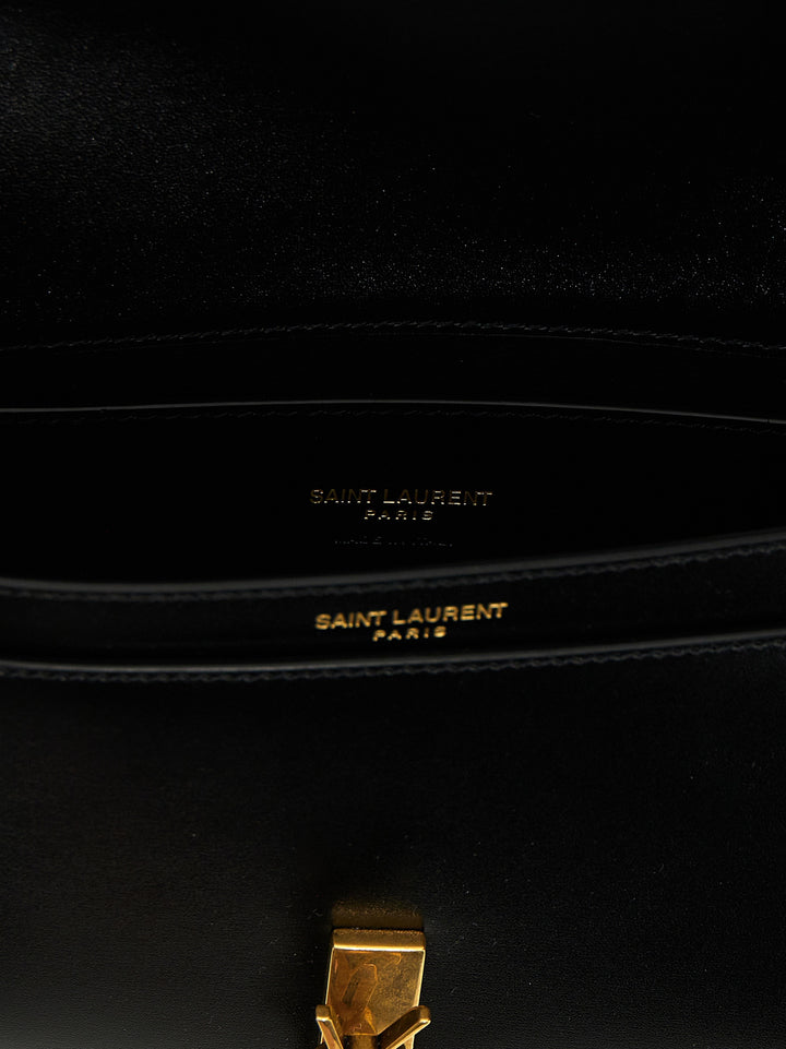 Saint Laurent Voltaire Mini Shoulder Bags - Black | 9b7eedb47648722d4aad13dce1ec370bcb37d2a3