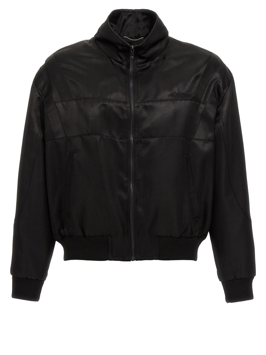 Saint Laurent Teddy Casual Jackets, Parka Black