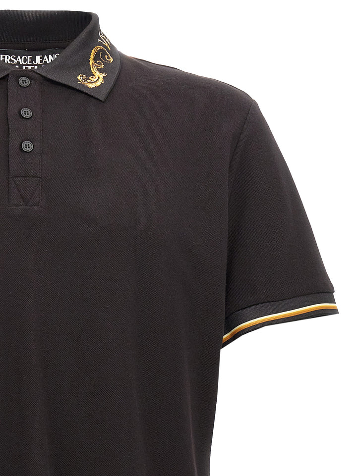 Chromo Collar Polo Black