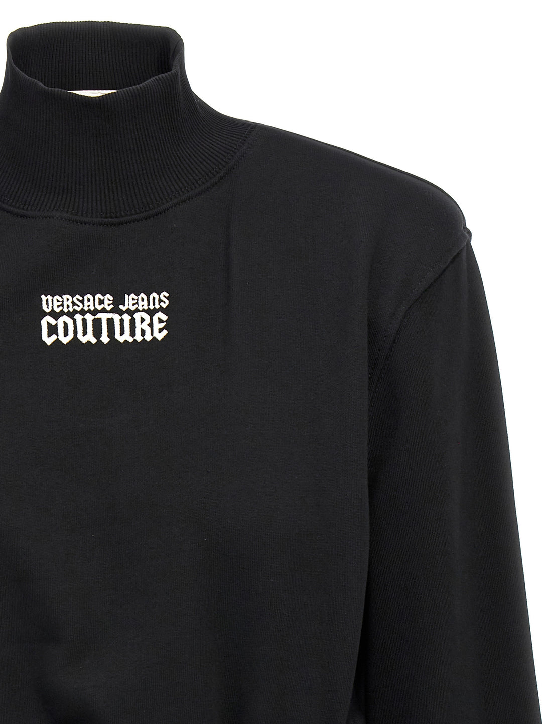 Logo Embroidery Sweatshirt Black