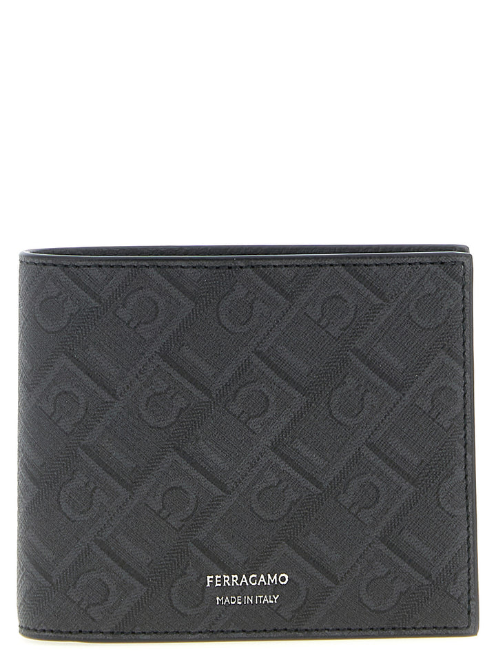 Ferragamo Ferragamo Monogram Wallets and Card Holders - Black | f43181ee0ff4156177fbfa0b75fb9081cbf49c93