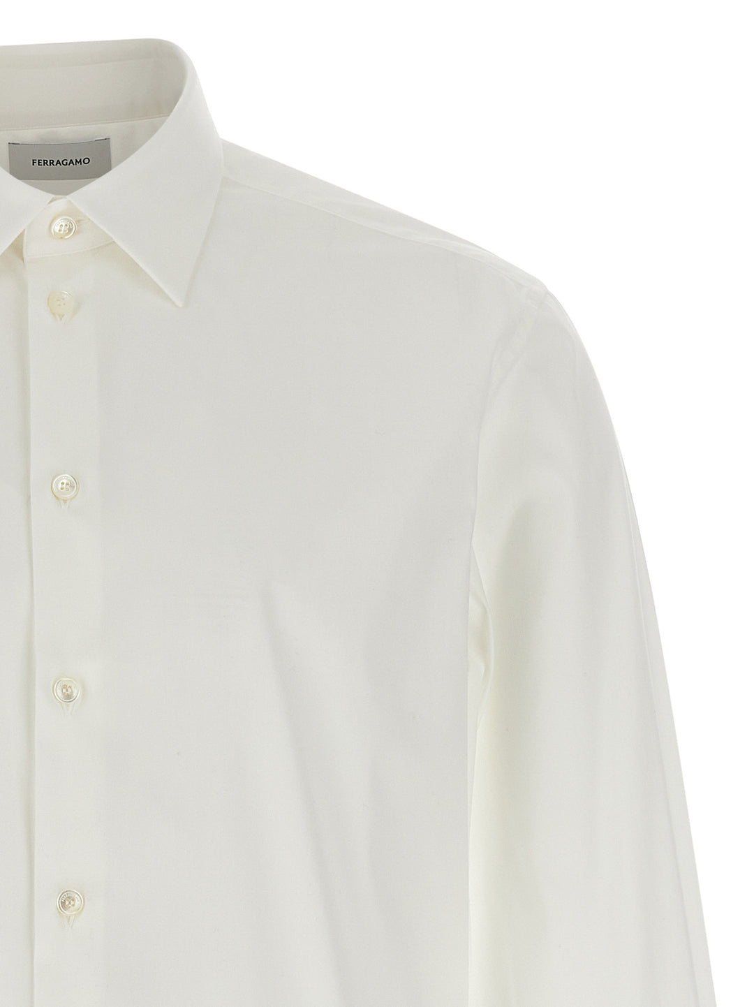 Ferragamo Poplin Shirt Shirt and Blouse - White | 190758d53c2619cf4374f75b3e19dd49020c32ea