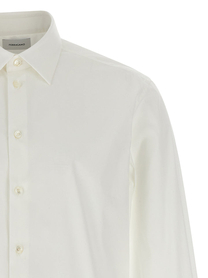 Ferragamo Poplin Shirt Shirt and Blouse - White | 190758d53c2619cf4374f75b3e19dd49020c32ea